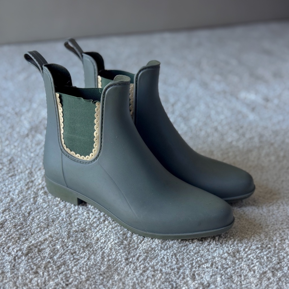 Jack Rogers Women's Sallie Rain Boot, Olive (Size 9)